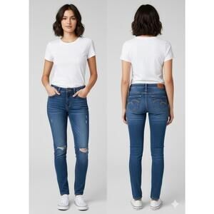 Justice Brand Size 10 Girls Denim Jeans Jeggings